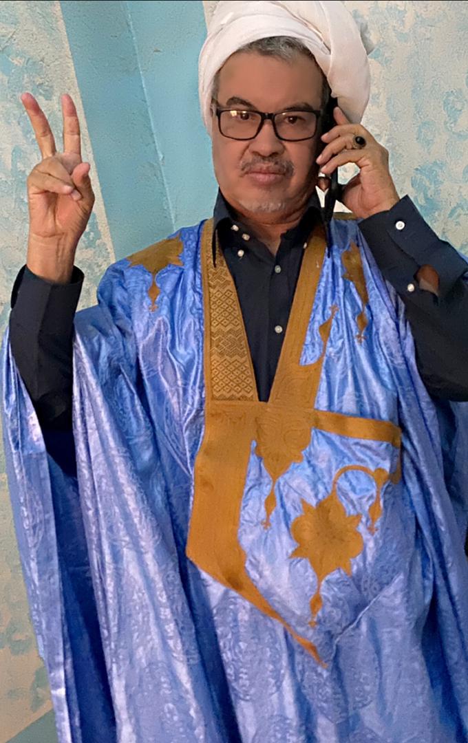 رئيس شبكة المجتمع المدنى الحقوقى المغاربى سيدمحمدولد المصطفى الملقب الخامس العلوى